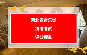 河北省音乐类统考考试评分标准